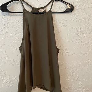 Olive tank top